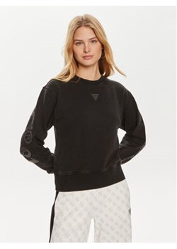 Guess Bluza W4YQ17 KC8I0 Czarny Regular Fit ze sklepu MODIVO w kategorii Bluzy damskie - zdjęcie 177258408