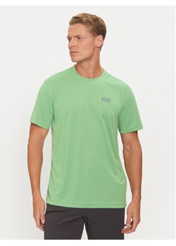 Helly Hansen Koszulka techniczna Verglas 63104 Zielony Regular Fit ze sklepu MODIVO w kategorii T-shirty męskie - zdjęcie 177261656