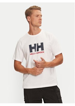 Helly Hansen T-Shirt Logo 30396 Biały Regular Fit ze sklepu MODIVO w kategorii T-shirty męskie - zdjęcie 177262339