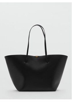 Mango Torebka Numa 77056746 Czarny ze sklepu MODIVO w kategorii Torby Shopper bag - zdjęcie 177265647