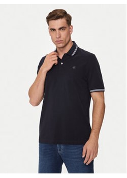 Bugatti Polo 8150 55001A Granatowy Slim Fit ze sklepu MODIVO w kategorii T-shirty męskie - zdjęcie 177283716