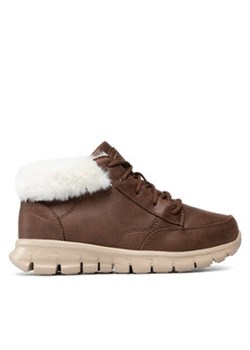 Skechers Sneakersy Warm Seeker 167258/CHOC Brązowy ze sklepu MODIVO w kategorii Botki - zdjęcie 177284625