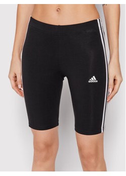 adidas Kolarki Essentials 3-Stripes Bike GR3866 Czarny Extra Slim Fit ze sklepu MODIVO w kategorii Szorty - zdjęcie 177286966