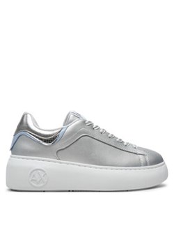 Armani Exchange Sneakersy XDX108 XV892 U279 Srebrny ze sklepu MODIVO w kategorii Buty sportowe damskie - zdjęcie 177287888