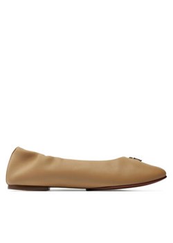 Tommy Hilfiger Baleriny Th Elevated Elastic Ballerina FW0FW07882 Khaki ze sklepu MODIVO w kategorii Balerinki - zdjęcie 177291739