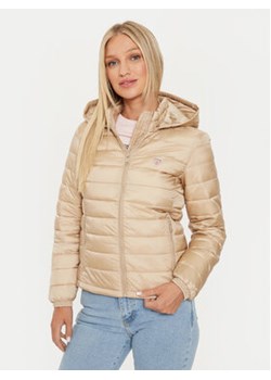 Guess Kurtka puchowa W4YL00 WG922 Beżowy Regular Fit ze sklepu MODIVO w kategorii Kurtki damskie - zdjęcie 177294985