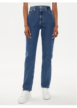 Calvin Klein Jeans Jeansy Authentic J20J223663 Niebieski Slim Fit ze sklepu MODIVO w kategorii Jeansy damskie - zdjęcie 177300597