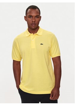 Lacoste Polo L1212 Żółty Regular Fit ze sklepu MODIVO w kategorii T-shirty męskie - zdjęcie 177309825