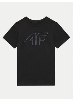 4F T-Shirt 4FJWMM00TTSHM1627 Czarny Regular Fit ze sklepu MODIVO w kategorii T-shirty chłopięce - zdjęcie 177313138