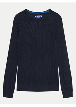 Jack&Jones Junior Sweter 12258886 Granatowy Relaxed Fit ze sklepu MODIVO w kategorii Swetry chłopięce - zdjęcie 177313486