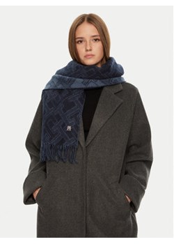 Tommy Hilfiger Szalik AW0AW16650 Granatowy - id: 8720637875735 - marki Tommy Hilfiger - 177314479 Tommy Hilfiger Szalik AW0AW16650 Granatowy ze sklepu MODIVO w kategorii Szaliki i chusty damskie - zdjęcie 177314479