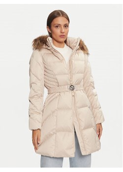 Guess Kurtka puchowa New Olga W4BL40 WEX52 Beżowy Regular Fit ze sklepu MODIVO w kategorii Kurtki damskie - zdjęcie 177315059