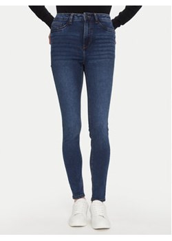 Noisy May Jeansy Callie 27031755 Granatowy Skinny Fit ze sklepu MODIVO w kategorii Jeansy damskie - zdjęcie 177317135