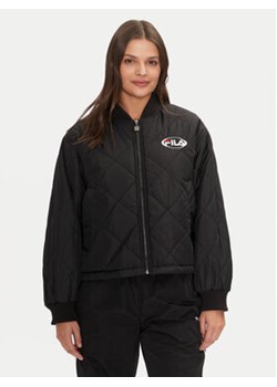 Fila Kurtka bomber Lunde FAW0896 Czarny Loose Fit ze sklepu MODIVO w kategorii Kurtki damskie - zdjęcie 177318305