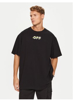 Off-White T-Shirt OMAA038F22JER0071001 Czarny Regular Fit ze sklepu MODIVO w kategorii T-shirty męskie - zdjęcie 177320577