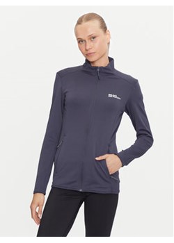 Jack Wolfskin Bluza techniczna Kolbenberg 1710354 Szary Regular Fit ze sklepu MODIVO w kategorii Bluzy damskie - zdjęcie 177324536