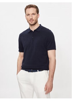 Selected Homme Polo Berg 16092437 Granatowy Regular Fit ze sklepu MODIVO w kategorii T-shirty męskie - zdjęcie 177332475