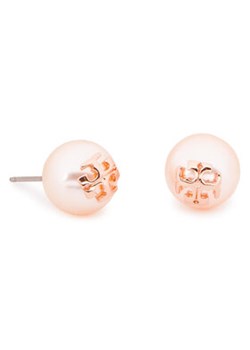 Tory Burch Kolczyki Crystal Pearl Stud Earring 11165514 Złoty ze sklepu MODIVO w kategorii Kolczyki - zdjęcie 177333897