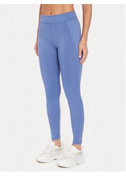 Reebok Legginsy Lux Contour Tight 100076337 Niebieski Slim Fit ze sklepu MODIVO w kategorii Spodnie damskie - zdjęcie 177335796