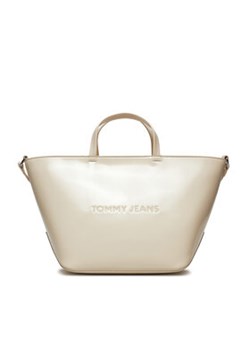 Tommy Jeans Torebka Tjw Ess Must Mini Tote Seasonal AW0AW16268 Écru ze sklepu MODIVO w kategorii Torby Shopper bag - zdjęcie 177337498