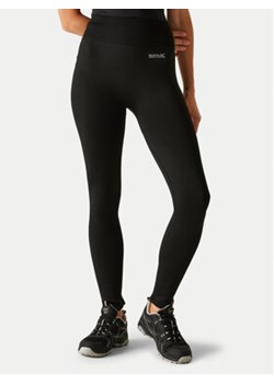 Regatta Legginsy Thermal Stretch RWJ291 Czarny Slim Fit ze sklepu MODIVO w kategorii Spodnie damskie - zdjęcie 177350098