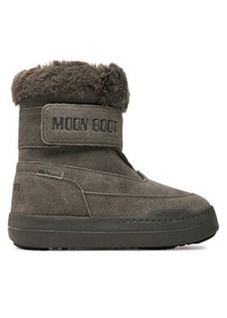 Moon Boot Śniegowce Junior Park Dtrap Boot Suede 80D3440040 Szary ze sklepu MODIVO w kategorii Buty zimowe dziecięce - zdjęcie 177354418