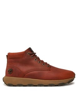 Timberland Sneakersy Winsor Park Mid TB0A69MNEJD1 Brązowy ze sklepu MODIVO w kategorii Buty sportowe męskie - zdjęcie 177356198