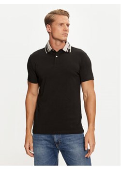 Guess Polo M4BP66 J1314 Czarny Regular Fit ze sklepu MODIVO w kategorii T-shirty męskie - zdjęcie 177360595
