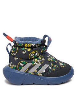 adidas Śniegowce Monofit Boot Mickey I IE6026 Szary ze sklepu MODIVO w kategorii Buty zimowe dziecięce - zdjęcie 177362067