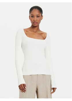 Kontatto Sweter 3M0130 Écru Slim Fit ze sklepu MODIVO w kategorii Swetry damskie - zdjęcie 177362688
