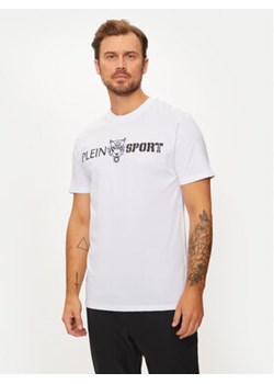 Plein Sport T-Shirt AADC MTK7197 SJY001N Biały Regular Fit ze sklepu MODIVO w kategorii T-shirty męskie - zdjęcie 177365986