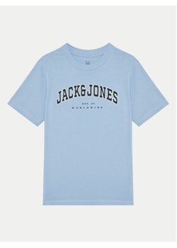 Jack&Jones Junior T-Shirt Caleb 12258924 Niebieski Relaxed Fit ze sklepu MODIVO w kategorii Bluzki dziewczęce - zdjęcie 177367849