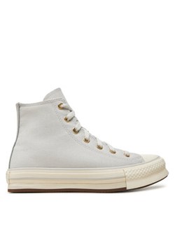 Converse Trampki Chuck Taylor All Star Eva Lift Platform Tonal Canvas A10382C Szary ze sklepu MODIVO w kategorii Trampki dziecięce - zdjęcie 177371657