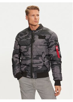 Alpha Industries Kurtka bomber 138116C Czarny Regular Fit ze sklepu MODIVO w kategorii Kurtki męskie - zdjęcie 177377717