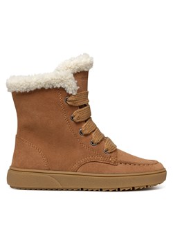 Kozaki Geox J Theleven Girl Wpf J46HYC 00022 C6627 M Brązowy ze sklepu eobuwie.pl w kategorii Buty zimowe dziecięce - zdjęcie 177382696