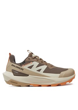 Sneakersy Salomon Elixir Activ Gore-Tex L47456400 Brązowy ze sklepu eobuwie.pl w kategorii Buty sportowe damskie - zdjęcie 177382698