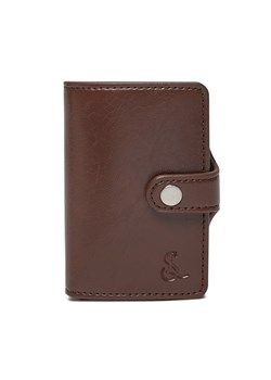 Etui na karty kredytowe Semi Line P8296-3 Brązowy ze sklepu eobuwie.pl w kategorii Etui - zdjęcie 177383267