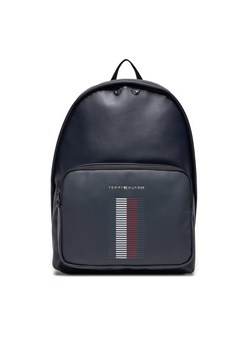 Plecak Tommy Hilfiger Foundation Pque AM0AM12973 Granatowy - id: 0000304088377 - marki Tommy Hilfiger - 177383577 Plecak Tommy Hilfiger Foundation Pque AM0AM12973 Granatowy ze sklepu eobuwie.pl w kategorii Plecaki - zdjęcie 177383577