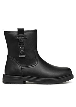 Kozaki Geox Jr Eclair J469QI 0009F C9999 S Czarny ze sklepu eobuwie.pl w kategorii Buty zimowe dziecięce - zdjęcie 177384146