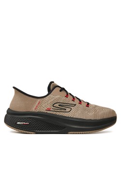 Sneakersy Skechers Gorun Elevate Lace Up 220852/TPBK Beżowy ze sklepu eobuwie.pl w kategorii Buty sportowe męskie - zdjęcie 177384167