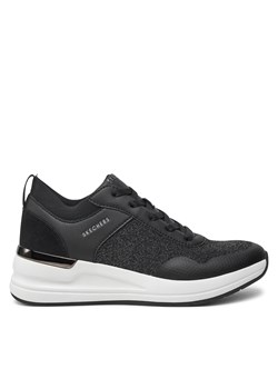 Sneakersy Skechers Billion 2 177331 Czarny ze sklepu eobuwie.pl w kategorii Buty sportowe damskie - zdjęcie 177384279