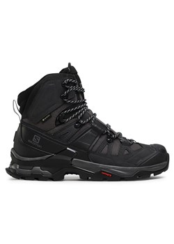 Trekkingi Salomon Quest 4 Gtx GORE-TEX 412926 27 V0 Czarny ze sklepu eobuwie.pl w kategorii Buty trekkingowe męskie - zdjęcie 177384419
