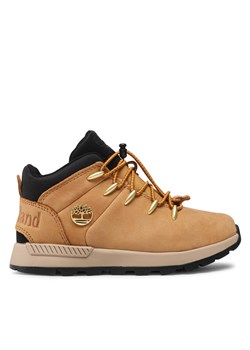 Trzewiki Timberland Sprint Trekker Mid TB0A2F392311 Brązowy ze sklepu eobuwie.pl w kategorii Buty zimowe dziecięce - zdjęcie 177385377