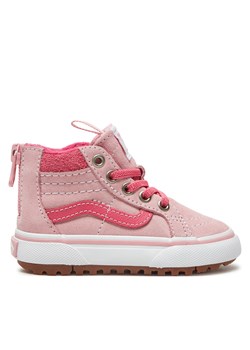 Sneakersy Vans Mte Sk8-Hi Zip VN000D0MBIY1 Różowy ze sklepu eobuwie.pl w kategorii Buty sportowe dziecięce - zdjęcie 177385669