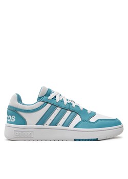 Sneakersy adidas Hoops 3.0 IH0175 Niebieski ze sklepu eobuwie.pl w kategorii Buty sportowe damskie - zdjęcie 177385745