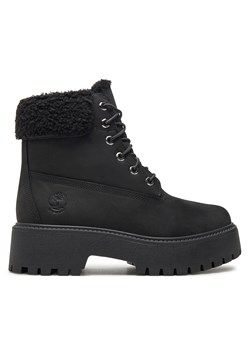 Trapery Timberland Stone Street TB0A2PU6W051 Czarny ze sklepu eobuwie.pl w kategorii Workery damskie - zdjęcie 177386365