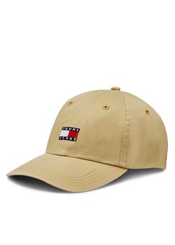 Czapka z daszkiem Tommy Jeans Tjm Heritage Cap AM0AM12020 Beżowy ze sklepu eobuwie.pl w kategorii Czapki z daszkiem męskie - zdjęcie 177386515