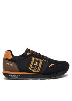 Sneakersy Aeronautica Militare 242SC292CT3331 Czarny ze sklepu eobuwie.pl w kategorii Buty sportowe męskie - zdjęcie 177386818