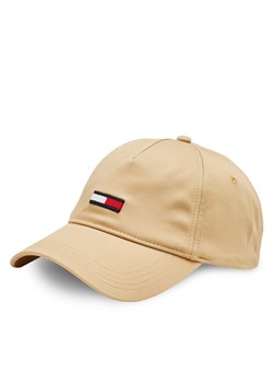 Czapka z daszkiem Tommy Jeans Tjm Elongated Flag 5 Panel Cap AM0AM11692 Beżowy ze sklepu eobuwie.pl w kategorii Czapki z daszkiem męskie - zdjęcie 177386965