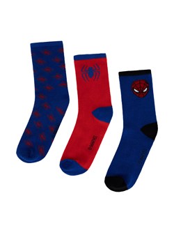 Zestaw 3 par wysokich skarpet dziecięcych Spiderman Ultimate ACCCS-AW24-224SPRMV-A Niebieski ze sklepu eobuwie.pl w kategorii Skarpetki dziecięce - zdjęcie 177387497